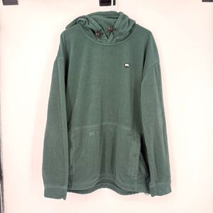 Montec Delta Hood Sweater Pullover Green Fleece Outdoor Ski Gorpcore Size XXL